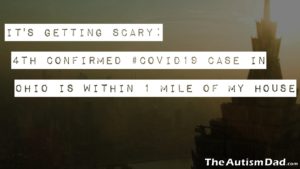 Read more about the article It’s getting scary: 4th confirmed #COVID19 case in Ohio is within 1 mile of my house