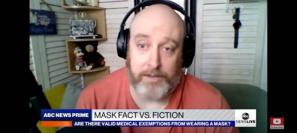 Read more about the article I spoke on ABC News tonight about the importance of masks
