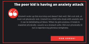 Read more about the article Poor kid is having an anxiety attack